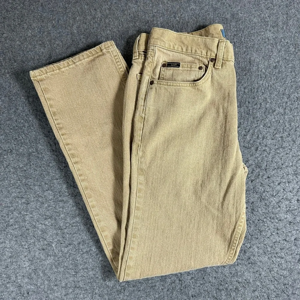Lee Premium Select Classic Fit Straight Leg Jeans Tan‎ Khaki Mens 32x32
